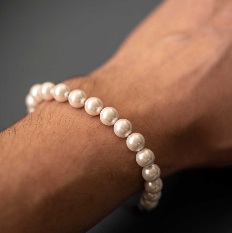 Armbånd syntetisk perler 972580