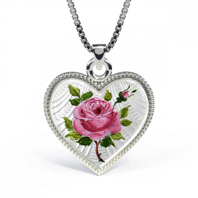 Hovedbilde Smykke sølv - Rosemotiv 270710