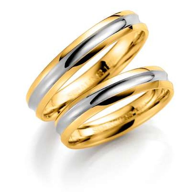 Hovedbilde Deg&Meg ring 585 gull 4mm SE137TF40 pris per stk