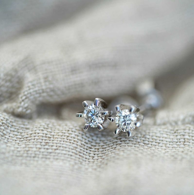 Capella øredobber hvittgull diamanter 0,20 ct WSI 1410001-020