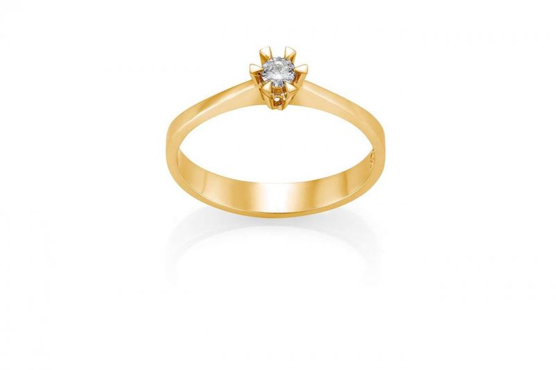 Solitær Ring Märtha 0,10ct 1614210TWVGU