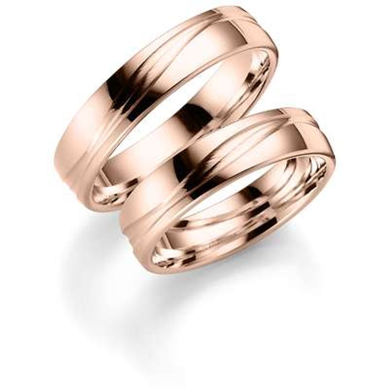 Deg&Meg ring 585 gultgull 5mm SE120GU50 pris per stk