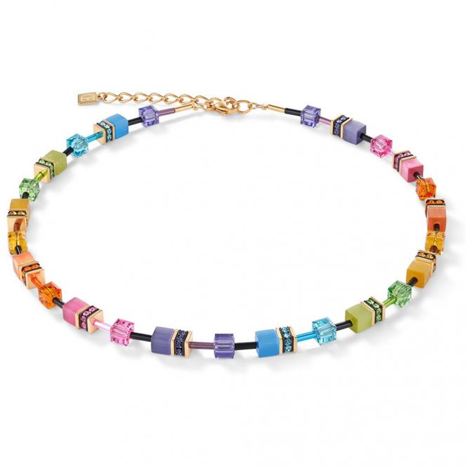 Hovedbilde COEUR DE LION Necklace GeoCUBE multicolor rainbow 2838101573