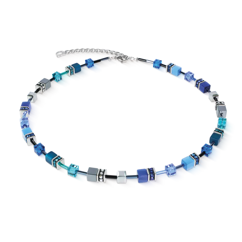 COEUR DE LION Necklace GeoCUBE Iconic azure spirit 2838100729