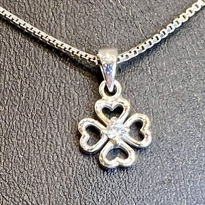 Hovedbilde Sølvsmykke kløver 11722-1