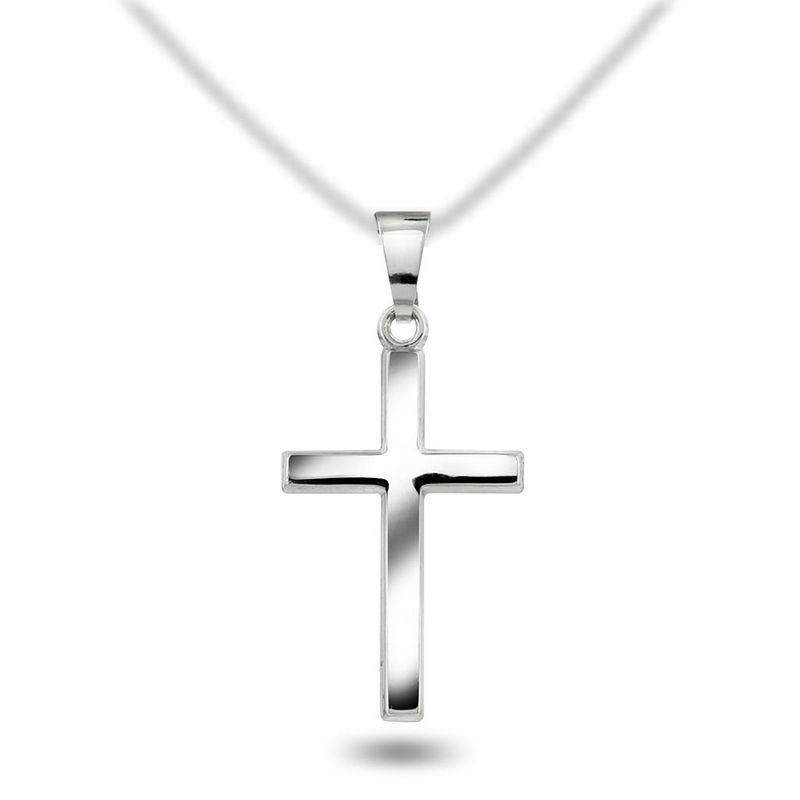 Anheng hvitt gull kors 52149