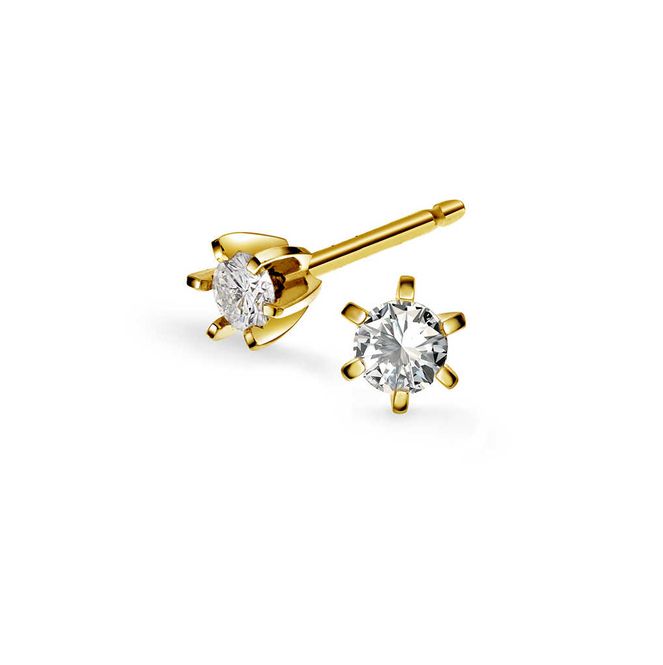 Hovedbilde Capella øredobber i gull diamant 0,20 ct WSI 2410001-020