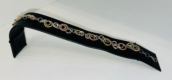 Hovedbilde Armbånd sølv tre farger 71398