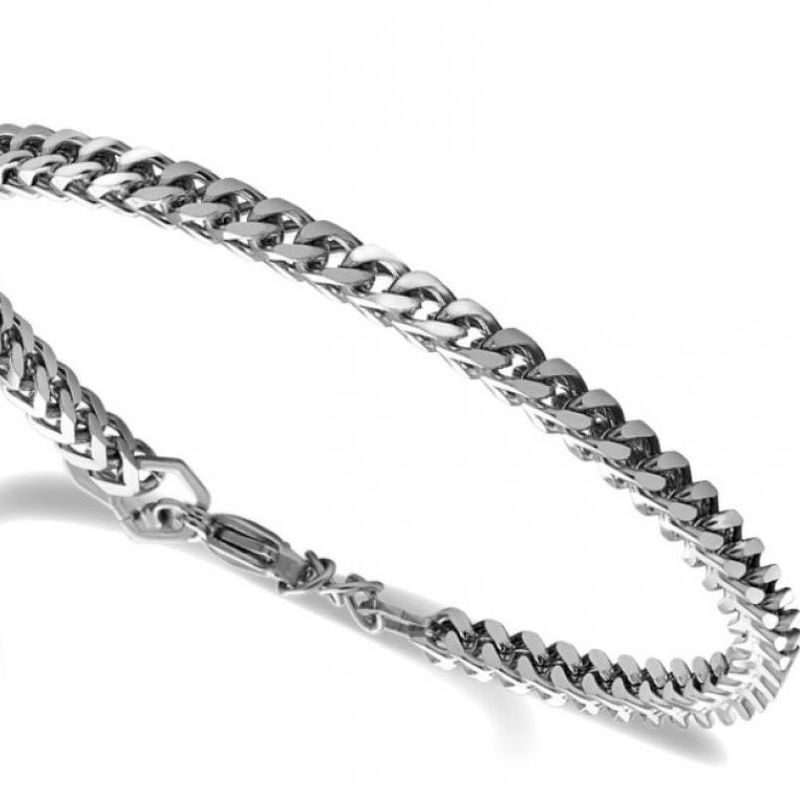 Bracelet Major polished steel HB01380