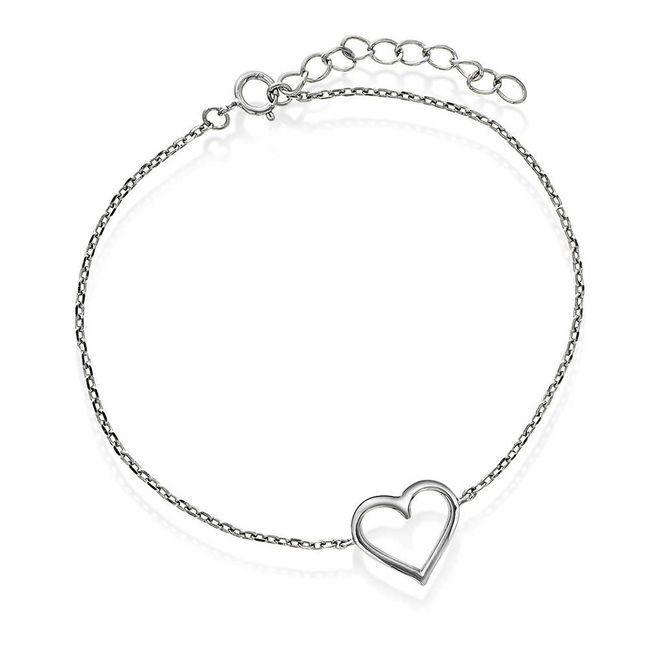 Hovedbilde Armbånd i sølv hjerte 992104