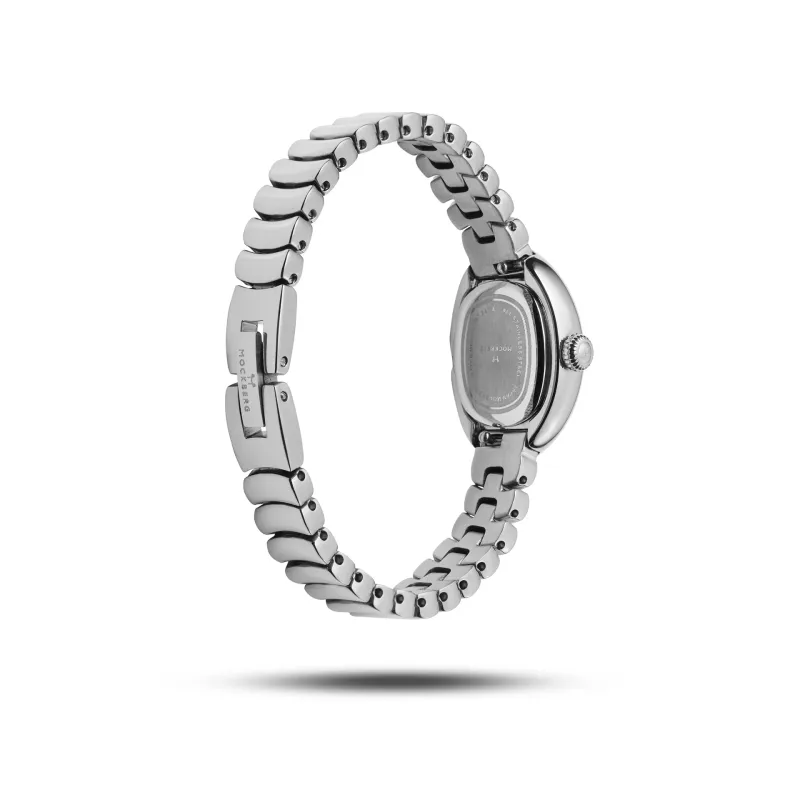 Mockberg Belle Oval Petite Sølvfarget MB1417