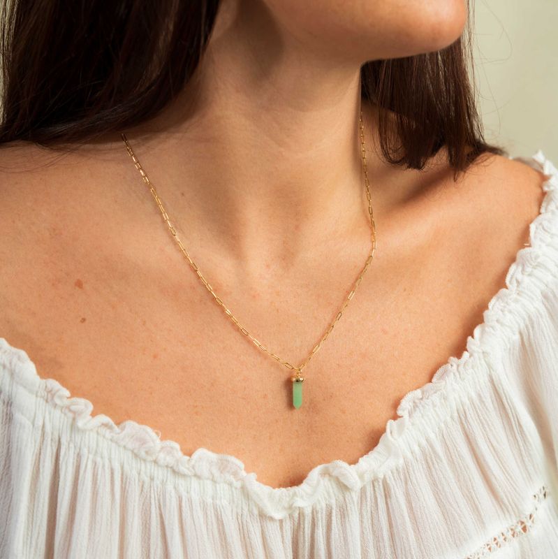 Serenity Guidance pendelsmykke sølv, aventurin 221423