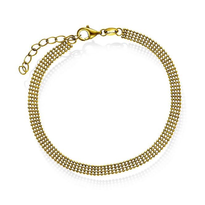 Hovedbilde Studio Slick armbånd forgylt sølv 221488