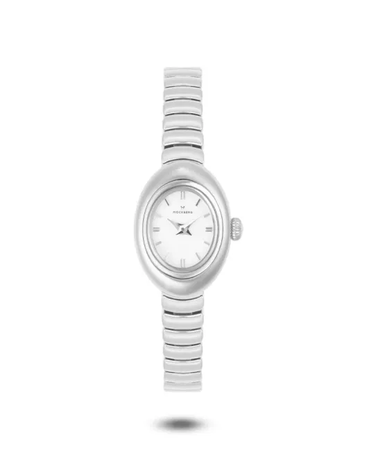 Hovedbilde Mockberg Belle Oval Petite Sølvfarget MB1417