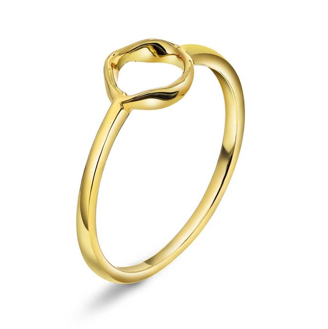 Hovedbilde Nora Mørk ring i forgylt sølv 710310