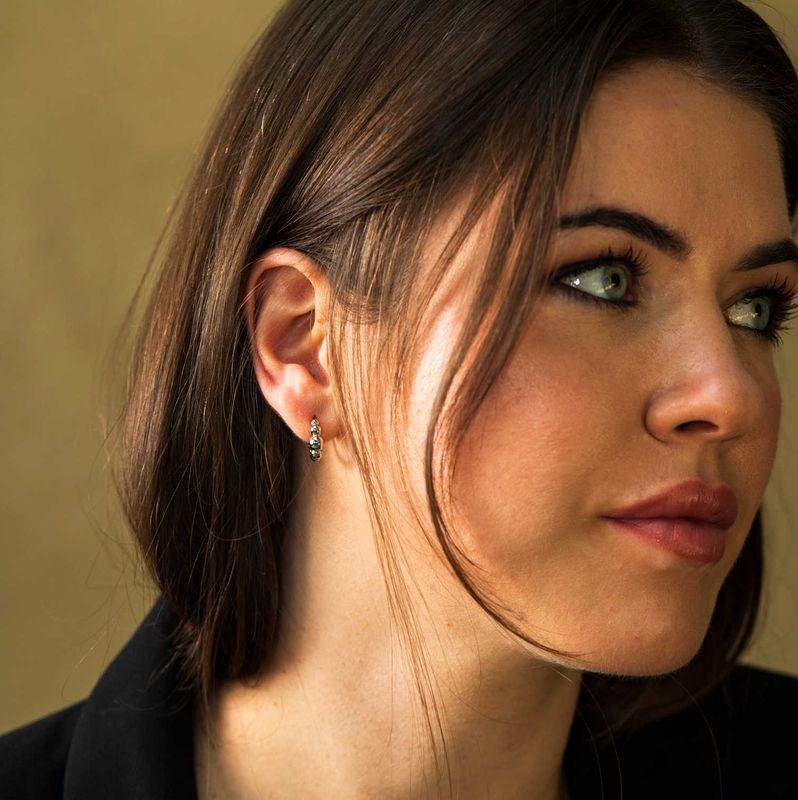 Studio Noma øreringer i sølv 221393