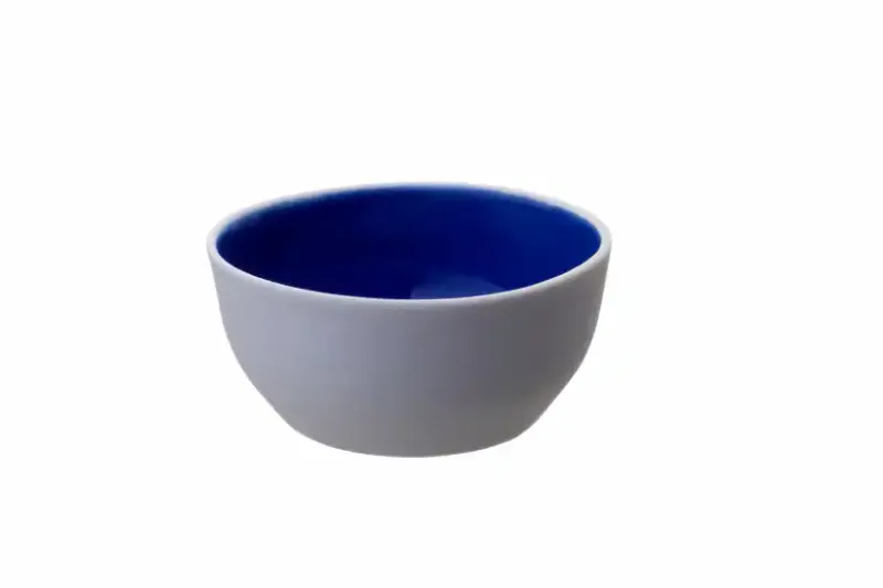 Krydderskål hvit og mørkeblå 9909