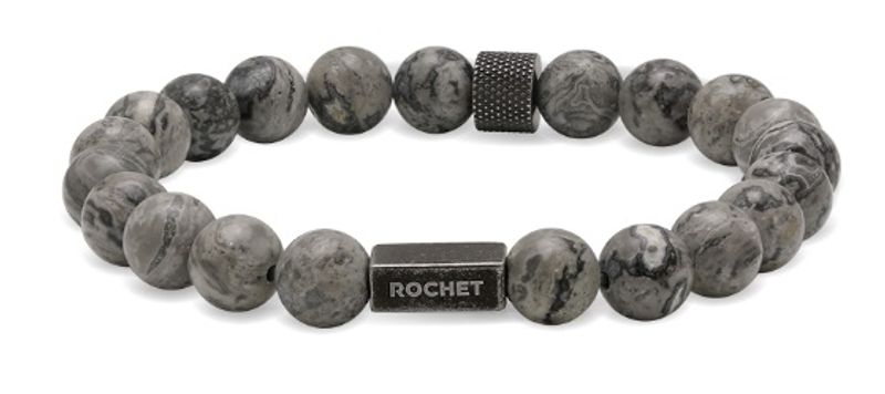 Bracelet Zen 8mm grey jaspis HB2800