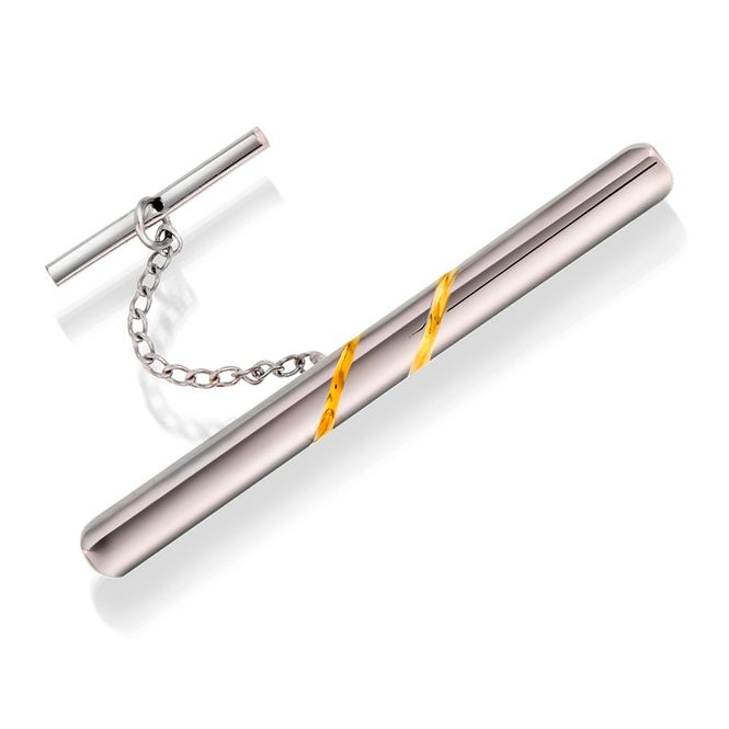 Hovedbilde  Slipsnål Sølv/Forgylt 63900