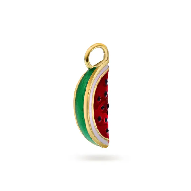 Hovedbilde Sandra Lyng Melon mood charm forgylt sølv 48155