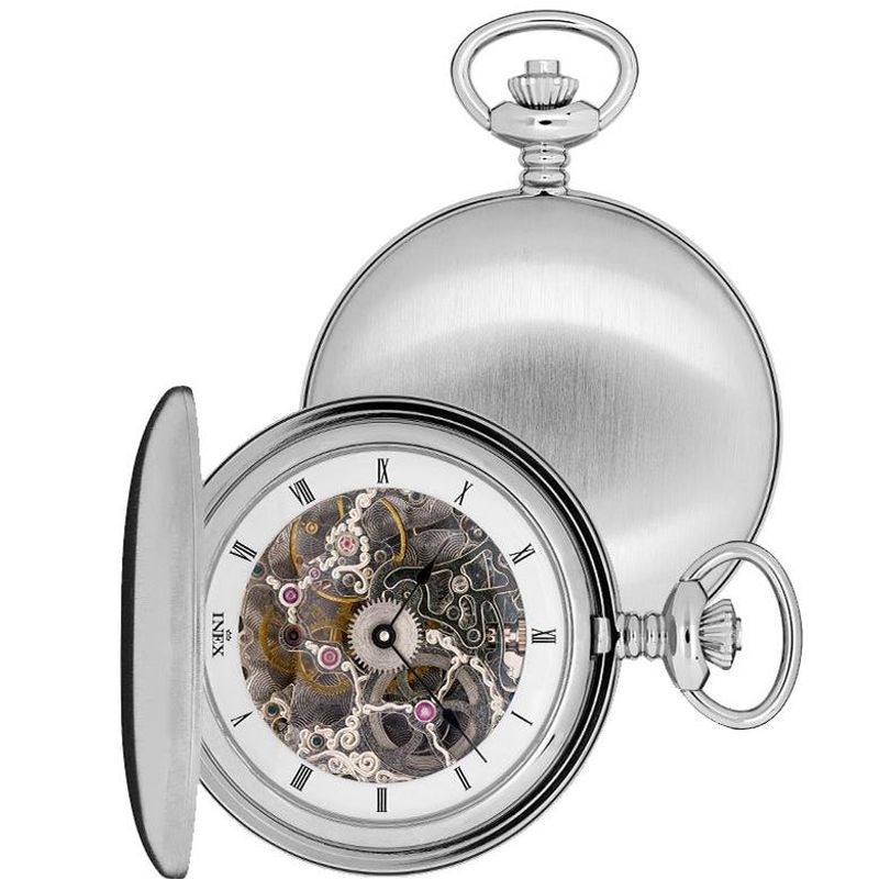 Inex Lommeur Sølvplett Mekanisk CF26125-1C-HR