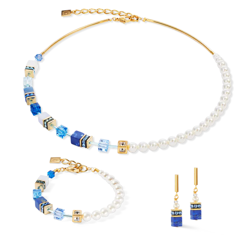 COEUR DE LION Bracelet GeoCUBE Precious Fusion pearls 5086300716